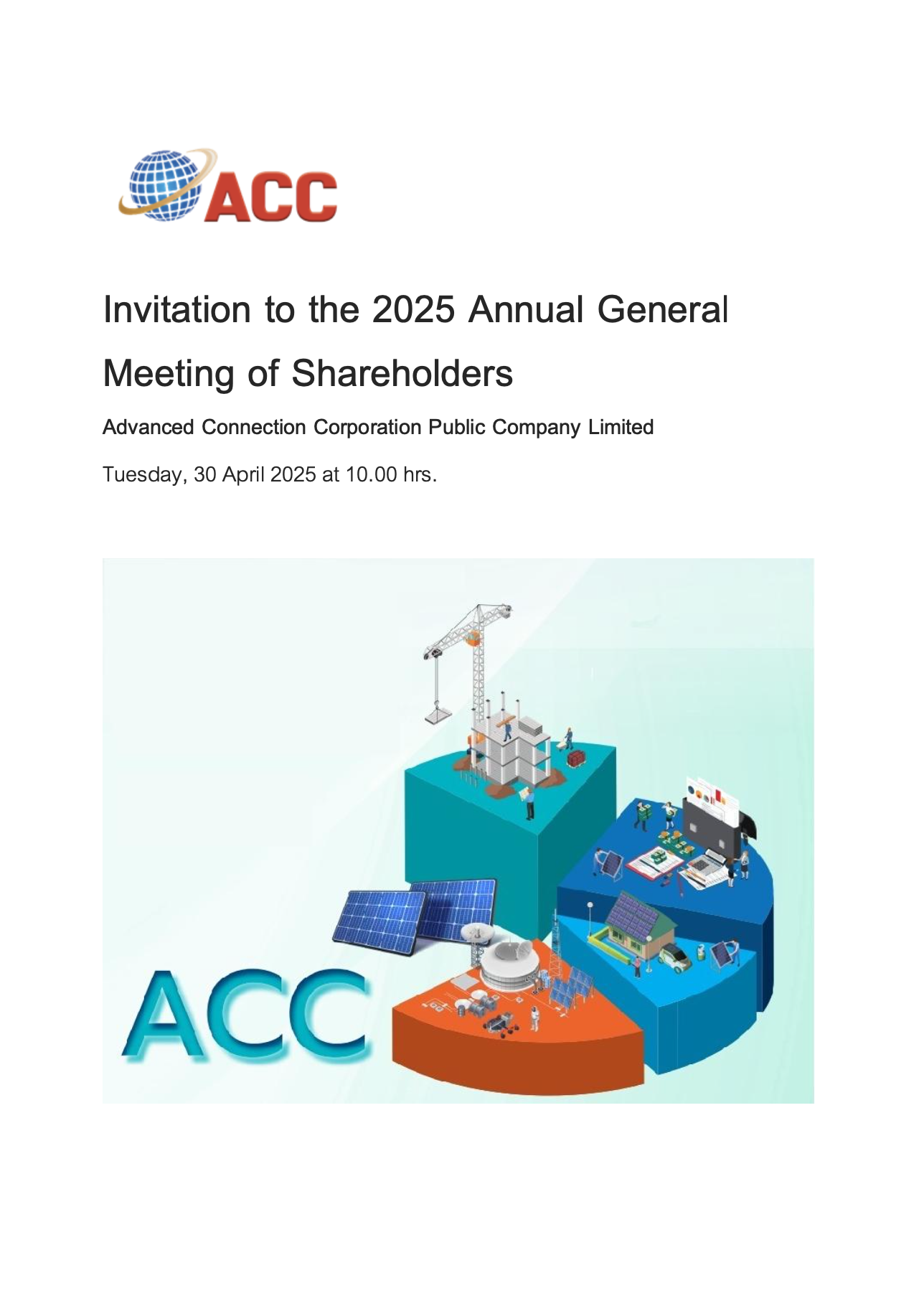 Invitation to the 2025  Annual General Meeting of Shareholders 2025
